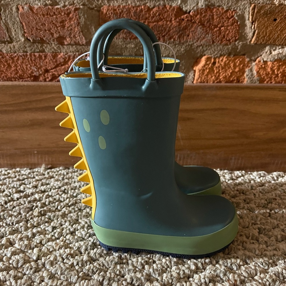 Cat & Jack Toddler Boys Dinosaur Rain Boots